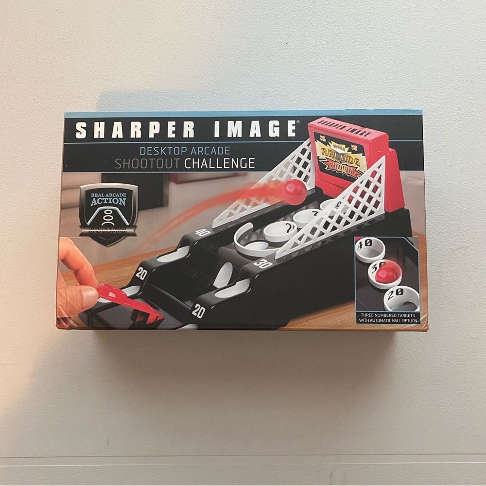 Sharper Image Arcade Shootout Challenge - Black and Red